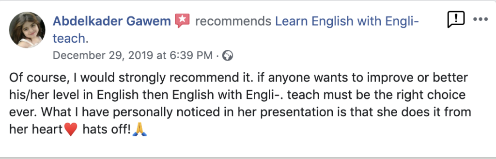 Learn English every day