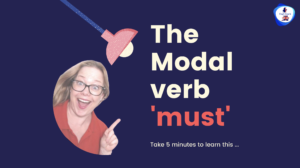 The modal verb must